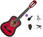 Pasadena PC-10-1/2 Premium SET Red Burst Chitară clasică mărimea ½ pentru copii