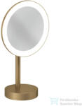 Kludi VELA R álló LED kozmetikai tükör 3x nagyítással, szálcsiszolt bronz 58995N1F (58995N1F)
