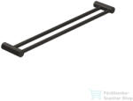 Kludi VELA R 60 cm-es dupla törölközőtartó, szálcsiszolt gunmetal 58988N2 (58988N2)