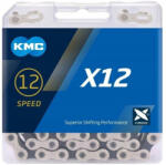 KMC lánc kmc x12 1/2x11/128 126 szem műanyag dobozban 12 sebesség ezüst/fekete