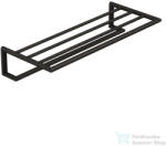 Kludi VELA R 62 cm-es törölközőtartó polc, szálcsiszolt gunmetal 58989N2 (58989N2)