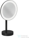 Kludi VELA R álló LED kozmetikai tükör 3x nagyítással, matt fekete 5899539F (5899539F)