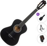 Pasadena PC-10-3/4 Standard SET Black Chitară clasică mărimea ¾ pentru copii