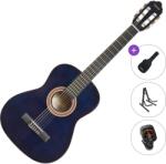 Valencia VC103 Standard SET Blue Sunburst Chitară clasică mărimea ¾ pentru copii