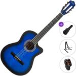 Pasadena PCC-10 Standard SET 4/4 Blue Burst Chitară clasică