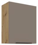 TEMPO KONDELA Dulăpior superior, sandgrau/stejar artisan, FRISBO 60 G-72 1F
