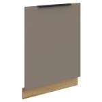 TEMPO KONDELA Uşă pentru maşina de spălat vase, sandgrau/stejar artisan, FRISBO ZM 713x596