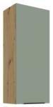 TEMPO KONDELA Dulăpior superior, aquamarine/stejar artisan, ARSANY 45 G-108 1F