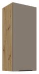 TEMPO KONDELA Dulăpior superior, sandgrau/stejar artisan, FRISBO 40 G-90 1F