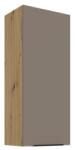 TEMPO KONDELA Dulăpior superior, sandgrau/stejar artisan, FRISBO 45 G-108 1F