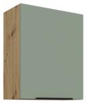 TEMPO KONDELA Dulăpior superior, aquamarine/stejar artisan, ARSANY 60 G-72 1F