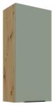 TEMPO KONDELA Dulăpior superior, aquamarine/stejar artisan, ARSANY 50 G-108 1F