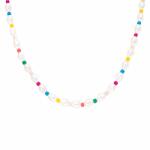 ElectraStore Colier Cu Perle si Margele Colorate Preciosa (C4976)