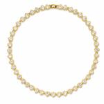 ElectraStore Colier Tennis Arianna Grande Heart GOLD (C4972)
