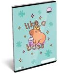 LIZZY Füzet, tűzött, A4, vonalas, 32 lap, LIZZYSULI, "Lollipop Capybara (TICLFVA4LC) - pritone