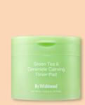 By Wishtrend Nyugtató arctoner korongok zöld teával és ceramidokkal Green Tea & Ceramide Calming Toner Pad - 190 ml / 70 db