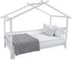 Ramely Pat Montessori cu pat suplimentar, alb, 90x200, KESIO