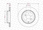 FERODO Disc frana FERODO DDF3349C (DDF3349C) - fixbox