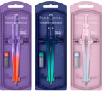 Faber-Castell Műszaki körző készlet gyorsállítóval STREAM Flow Edition+kiegészítőkkel színátmenet vegy. szín Faber-Castell (FC174556) - iroszer24