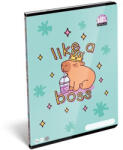 LIZZY Füzet, tűzött, A4, vonalas, 32 lap, LIZZYSULI, "Lollipop Capybara (7500164000)