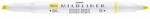  Textmarker cu doua capete Zebra, Mildliner, galben (ZB78150)