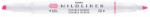  Textmarker cu doua capete Zebra, Mildliner, roz (ZB78170)