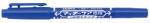  Marker permanent cu doua capete Zebra, Mckie Care, 0.5 mm/1 mm, albastru (ZB51862)