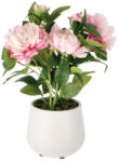 AdTrend Bujori artificiali roz in ghiveci 19 x 52 cm (119398D)