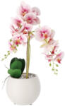 AdTrend Orhidee artificiala roz in ghiveci 21 x 60 cm (119404A)