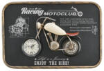 AdTrend Ceas perete decor Motocicleta metal multicolor 45 x 30 x 7 cm (119200B)