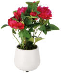 AdTrend Bujori artificiali rosii in ghiveci 19 x 52 cm (119398A)
