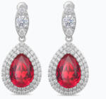 Raizel Cercei cu pietre din zirconiu rosii, Red Drops (RZ1881)