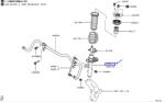 Original Mitsubishi Amortizor dreapta axa fata ORIGINAL MITSUBISHI 54302W150P (54302W150P)