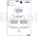 DELPHI Set placute frana DELPHI LP4013 (LP4013)