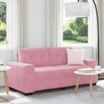 vidaXL Canapea extensibila roz, 180x77x82 cm, catifea GartenMobel Dekor (4105125) Canapea