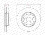 FERODO Disc frana FERODO DDF3340C (DDF3340C) - fixbox