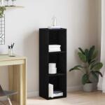 vidaXL Biblioteca stejar negru 36x30x114 cm lemn prelucrat GartenMobel Dekor (862395) Biblioteca