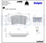 DELPHI Set placute frana DELPHI LP1747LC (LP1747LC)