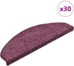 vidaXL Covorase scari, 30 buc. , 65x21x4 cm, violet închis, semirotunde, mari GartenMobel Dekor (3365824) Covor