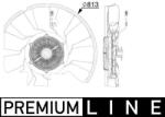 MAHLE Ventilator, radiator MAHLE BEHR *** PREMIUM LINE *** CFF 521 000P (CFF 521 000P)