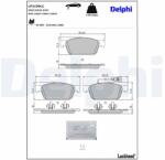 DELPHI Set placute frana DELPHI LP2199LC (LP2199LC)