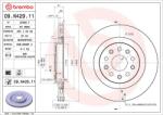 BREMBO Disc frana BREMBO PRIME LINE - UV Coated 09. N429.11 (09.N429.11)