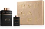Bvlgari Man In Black szett férfiaknak Parfümvíz újratölthető 100 ml + Eau de Parfum 15 ml