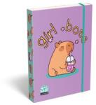 LIZZY Cutie caiet, A5, LIZZYSULI, Lollipop Capybara, verde