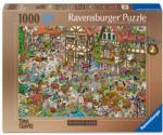 Ravensburger Puzzle 1000 buc - Călătorie în timp, Evul Mediu (12001673) Puzzle