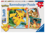 Ravensburger Puzzle 3x49 buc - Pokémon (12004062) Puzzle