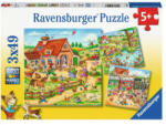 Ravensburger Puzzle 3x49 buc - Vacanță (5249) Puzzle