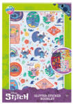 Grafix Carte cu abțibilduri sclipitoare, A5, 8 pagini - Stitch (700246)
