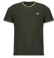 Fred Perry Rövid ujjú pólók TWIN TIPPED T-SHIRT Zöld EU L - spartoo - 17 967 Ft