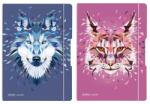 Herlitz Caiet A5 My. Book Flex Wild Animals, 40 file, Herlitz (9494040)